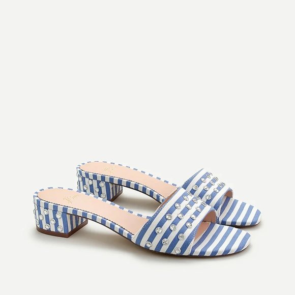 J. Crew Shoes - J Crew Florence block-heel mules NWT
